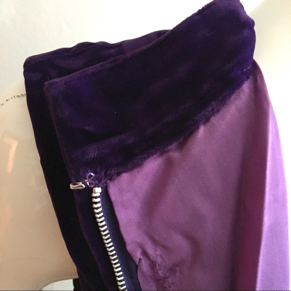 Vintage 1960s Velvet Mod Dress Gogo - Picture 9 of 14